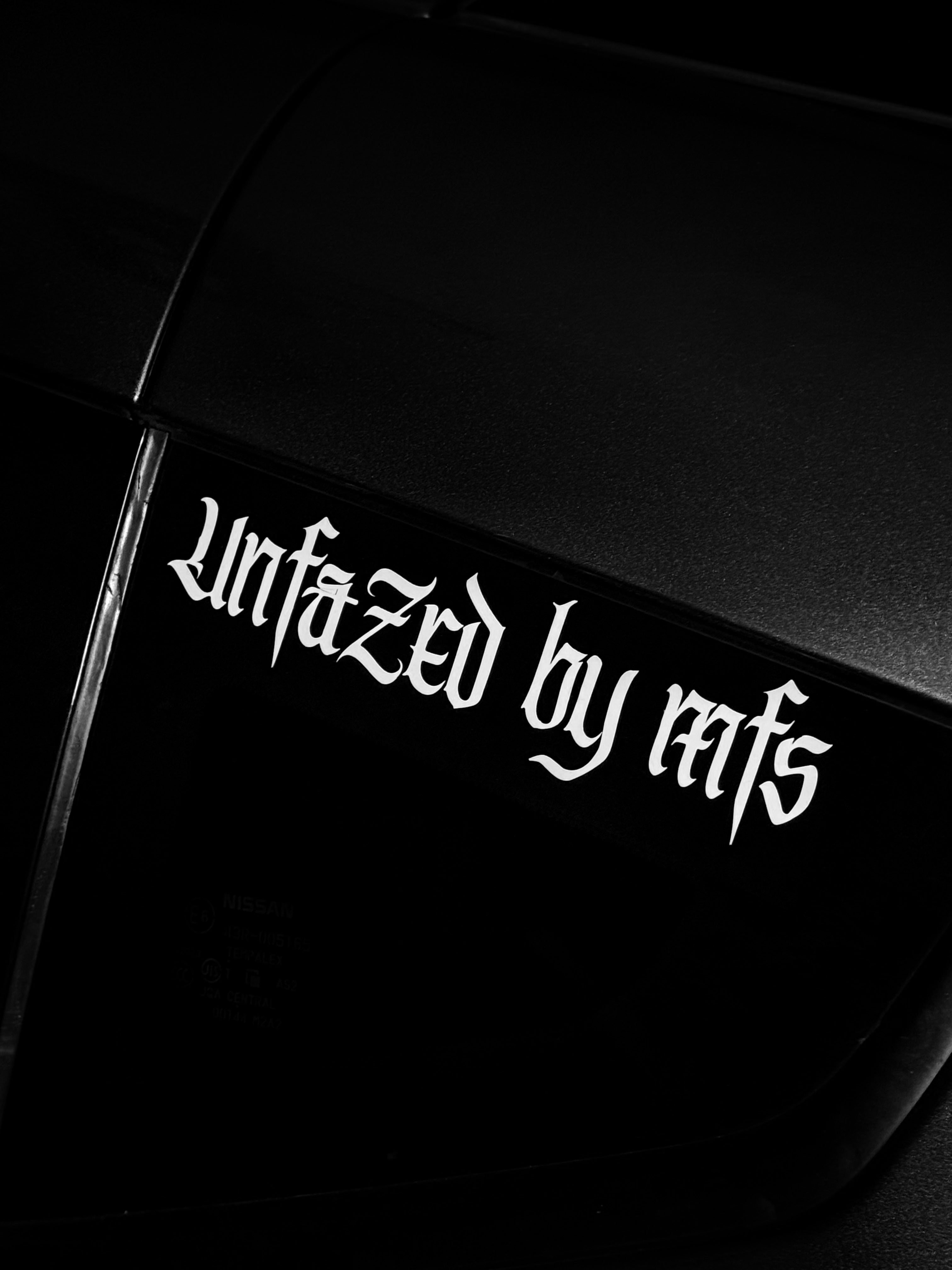 UNFAZED BY MFS DECAL